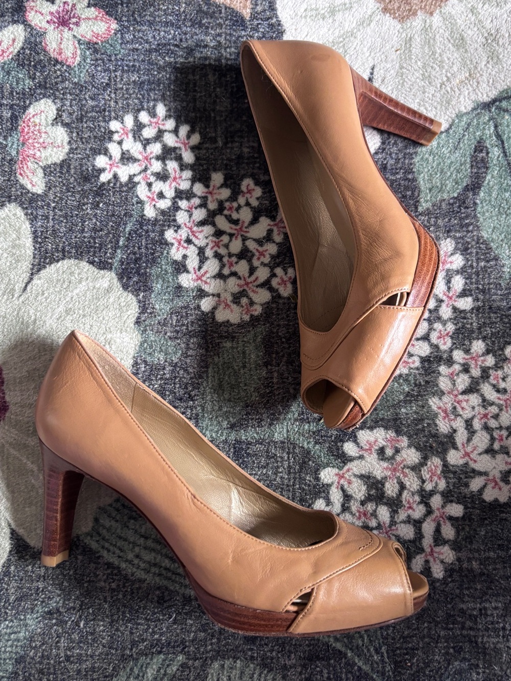 Stuart Weitzman Peep Toe Heels